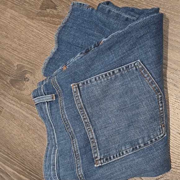 Eileen Fisher Crop Ankle Denim Blue Jean Sz 12 - Picture 3 of 15